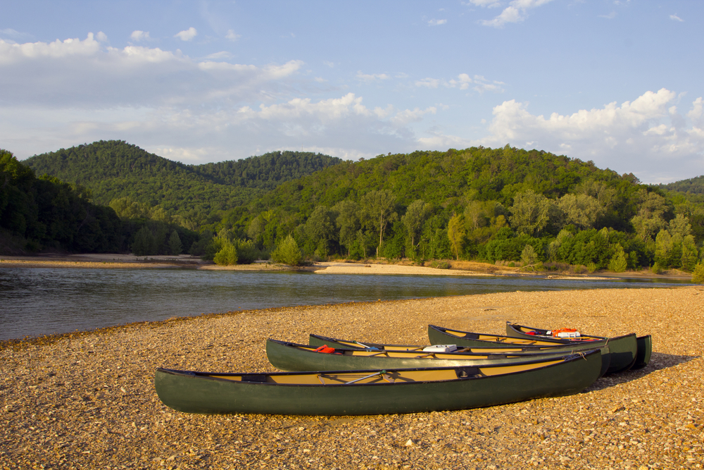 Buffalo river is one of the best beaches in Arkansas