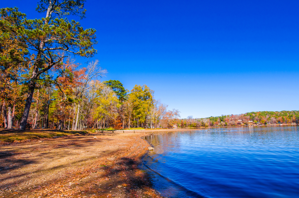 Lake Catherine State Park in Arkansas has an amazing beach.