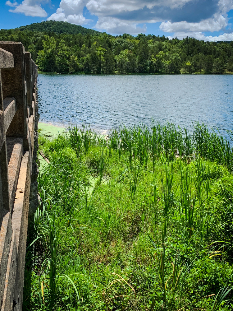 Lake Leatherwood has a great Arkansas beach.