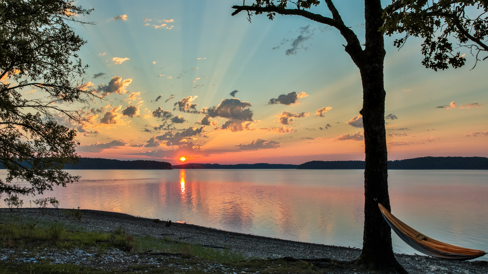 Lake Ouachita has a great Arkansas beach.