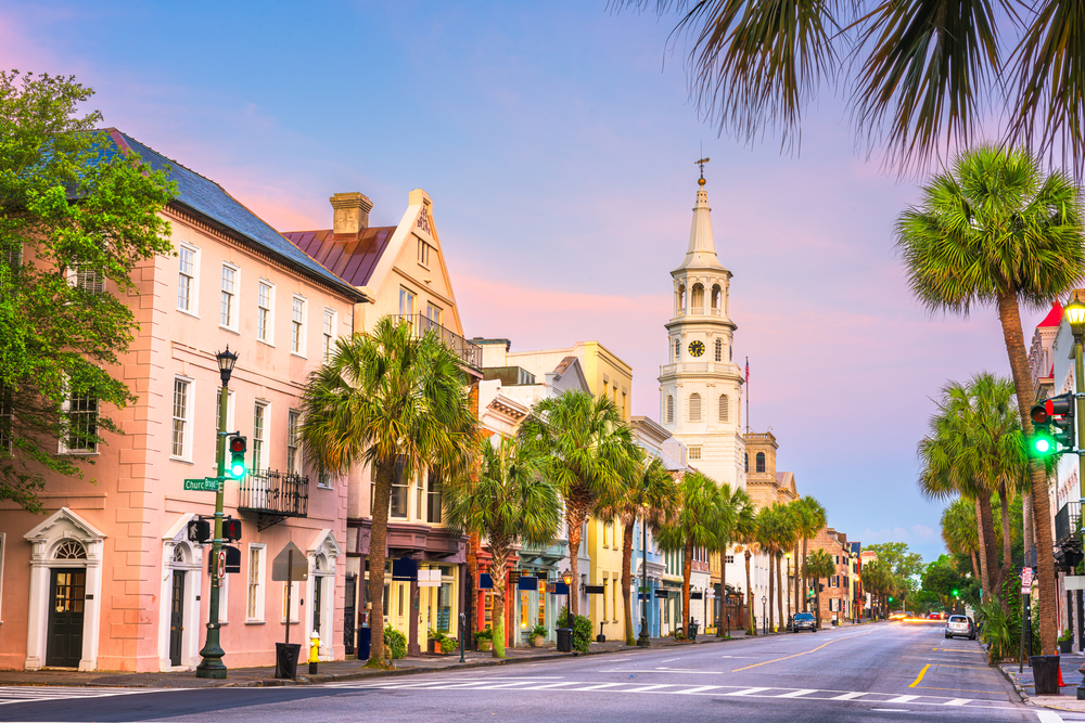 Pretty Charleston is a great place to visit in the South.