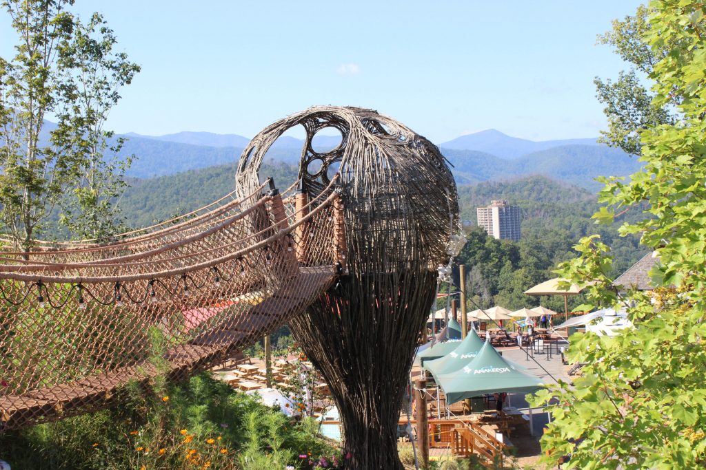 Photo of the amazing tree house found at Anakeesta Theme Park in Gatlinburg.