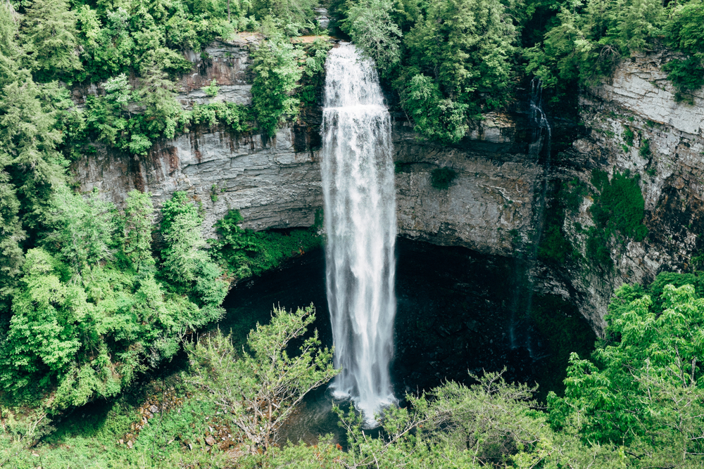 Fall creek falls in the summer one of the best Tennessee road trips