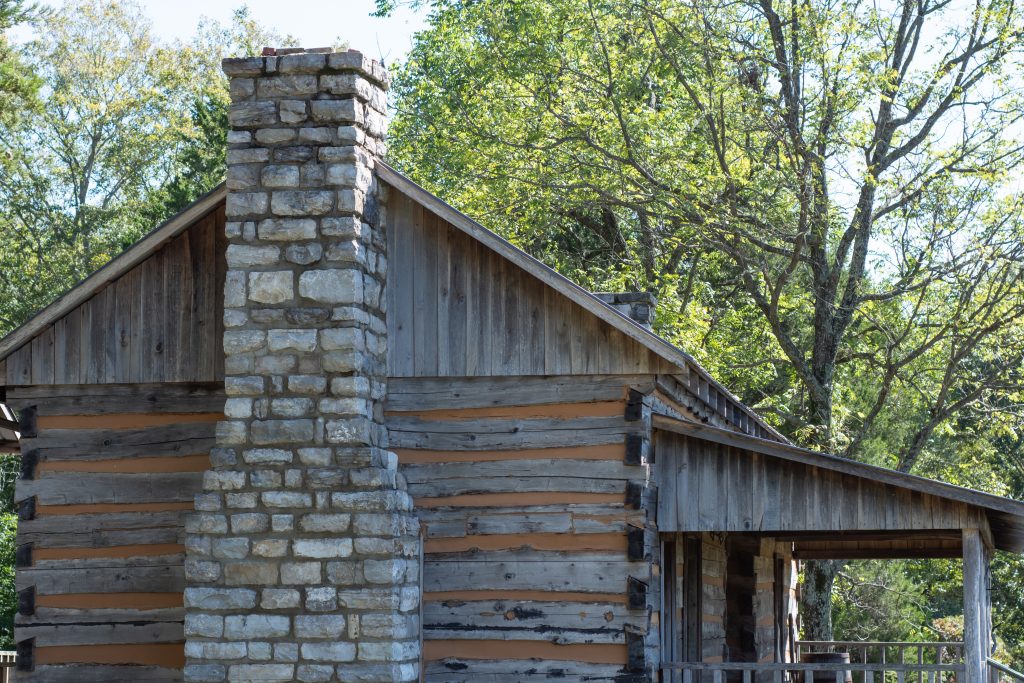 The exterior of the Bell Witch Cave, one of the creepiest places and hidden gems in the South.