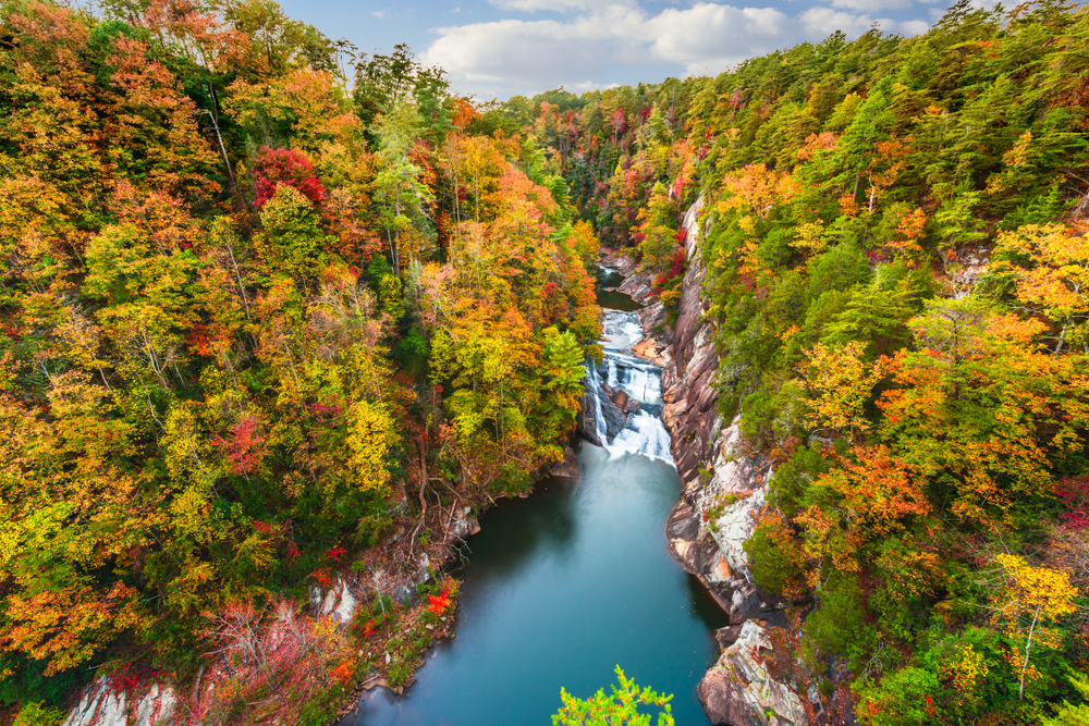 Tallulah Gorge State Park is one of the most stunning gorges in the US