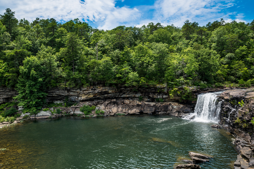 the waterfalls at little river canyon are like no other!