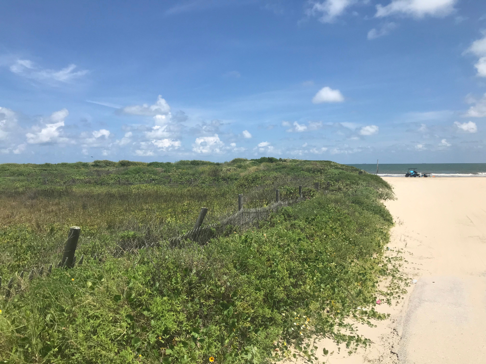 A photo of Crystal Beach. One of the prettiest beaches in Texas.