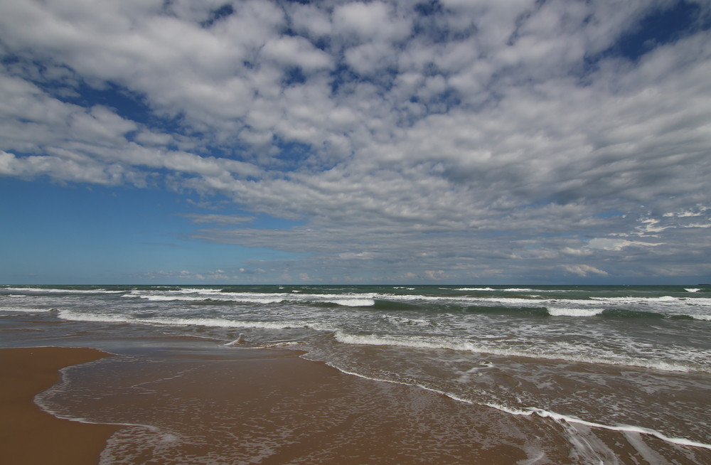 Shoreline at Padre Island National Seashore
