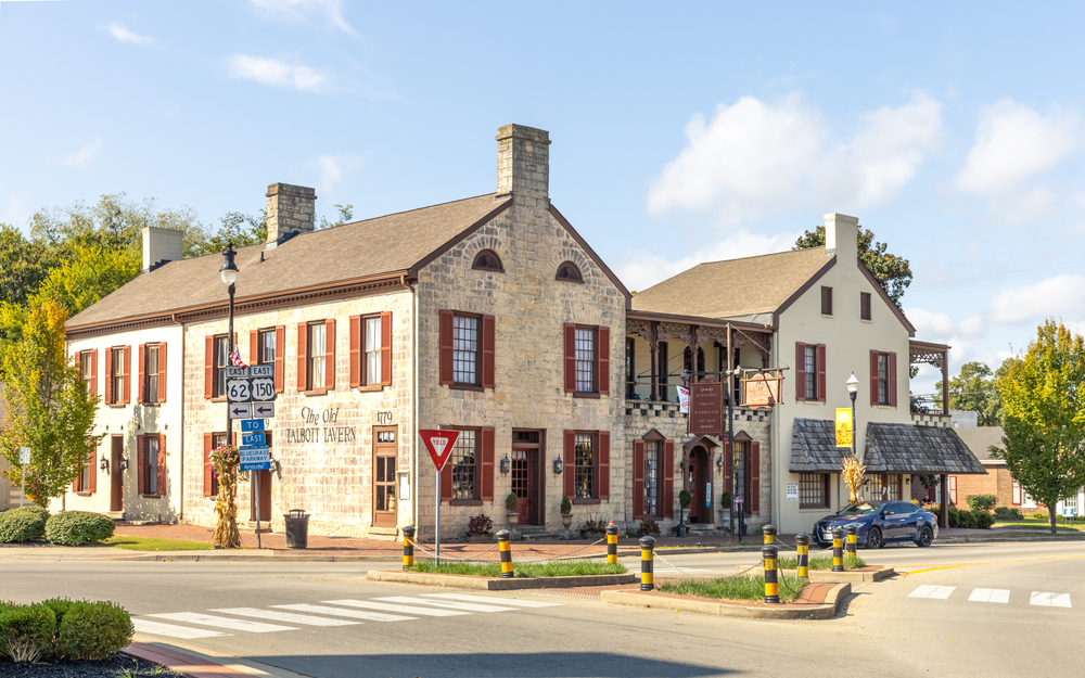 The Old Talbott Tavern has an interesting history and is one of the most haunted places in Kentucky.