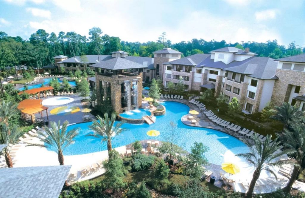 Photo of the waterpark at The Woodlands Resort, one of the most fabulous weekend getaways in Texas