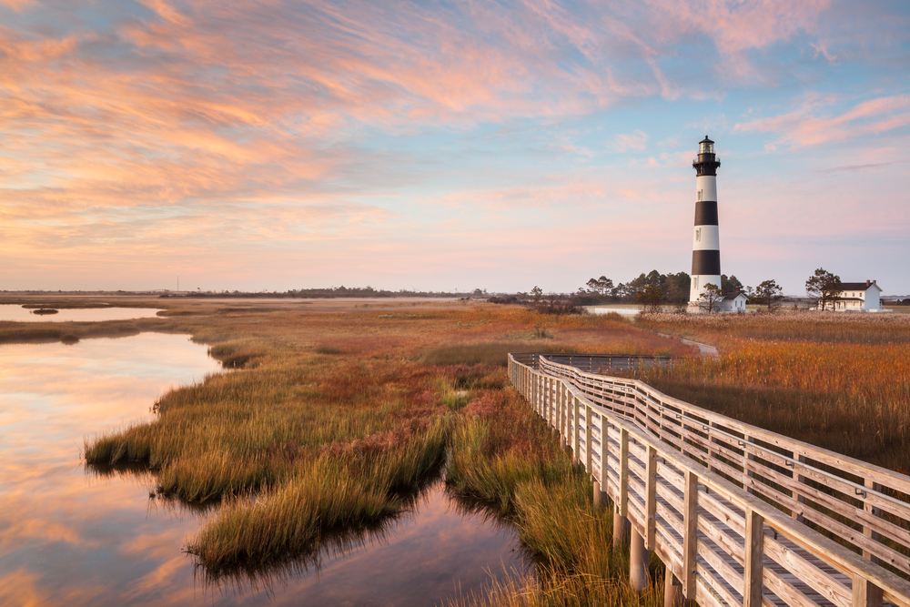 Nags head is one of the prettiest towns in North Carolina