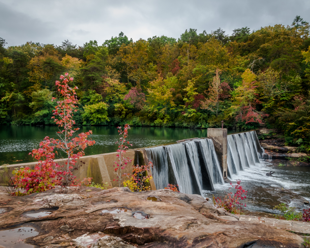 Desoto state park has some of the most beautiful waterfalls that alabama has to offer