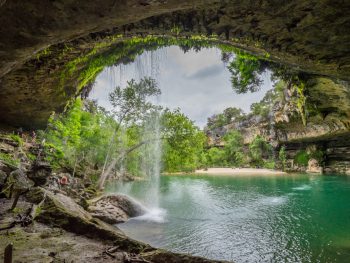 Hamilton Pool, a must-see waterfall in Texas.