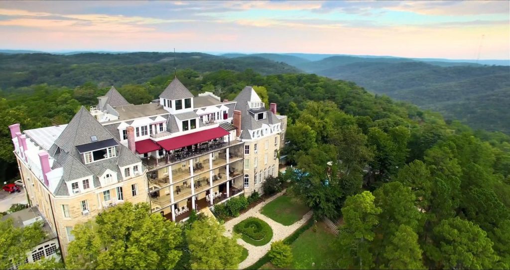 a photo of the crescent hotel & spa, one of the best arkansas getaways