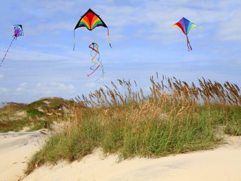 Photo of the Outer Banks Kite Festival, one of the best things to do in the Outer Banks.