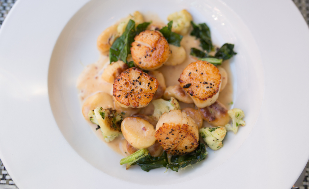 scallops from Poogan's Porch one of the best restaurants in Charleston