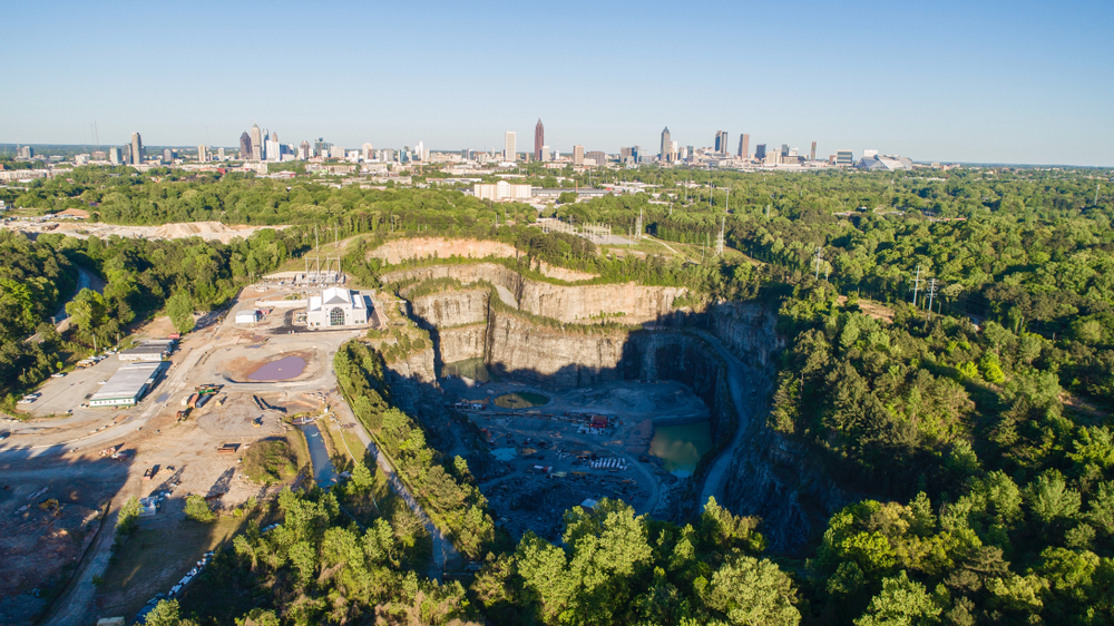 Bellwood Quarry in Atlanta, one of the Walking Dead filming locations