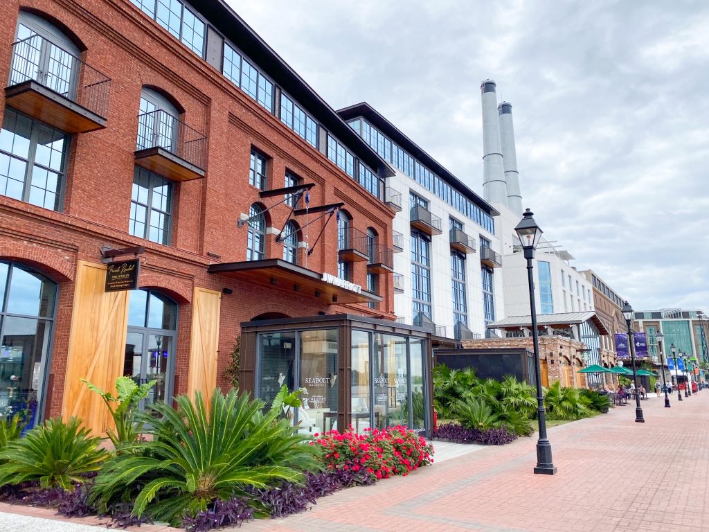 exterior of the plant riverside district in Savannah