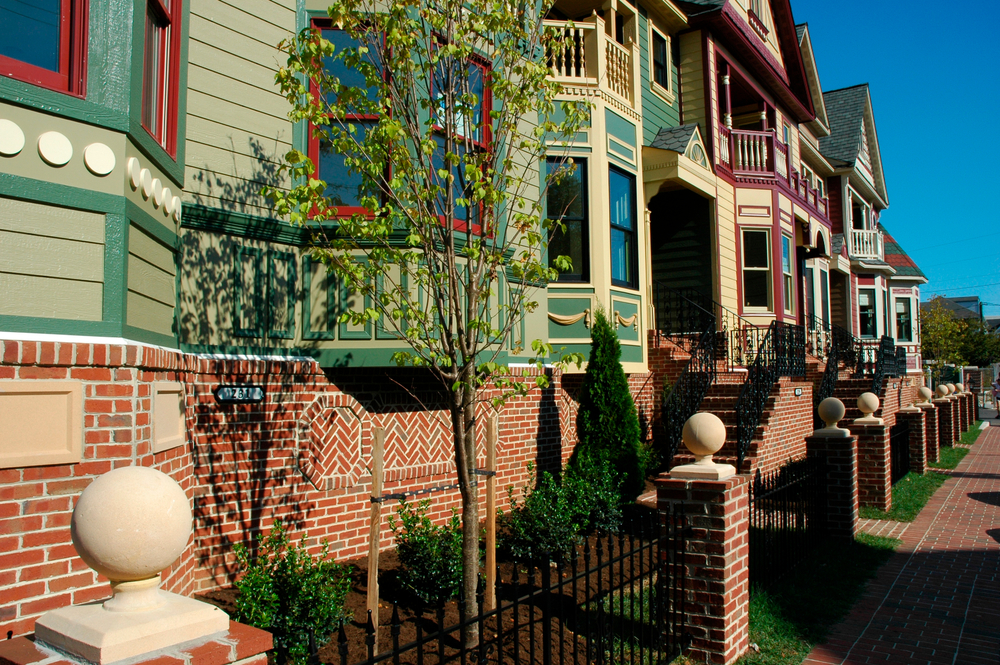 Some beautiful old Victoria buildings in one of the small towns in Virginia