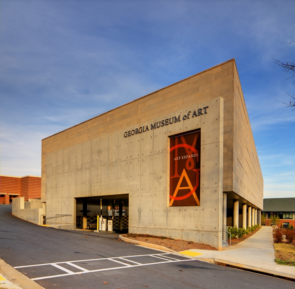 Exterior of the Georgia Museum of Art, one of the best things to do in Athens.