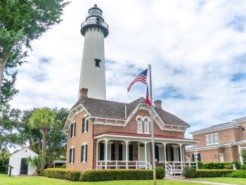 even though the lighthouse is beautiful, it comes with a grizzly past that led it to becoming one of the most haunted places in georgia