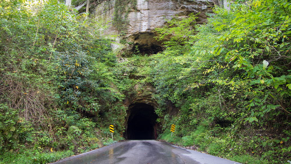 The Nada Tunnel is seriously creepy, and is one of the more unknown haunted places in Kentucky unless you are a local!