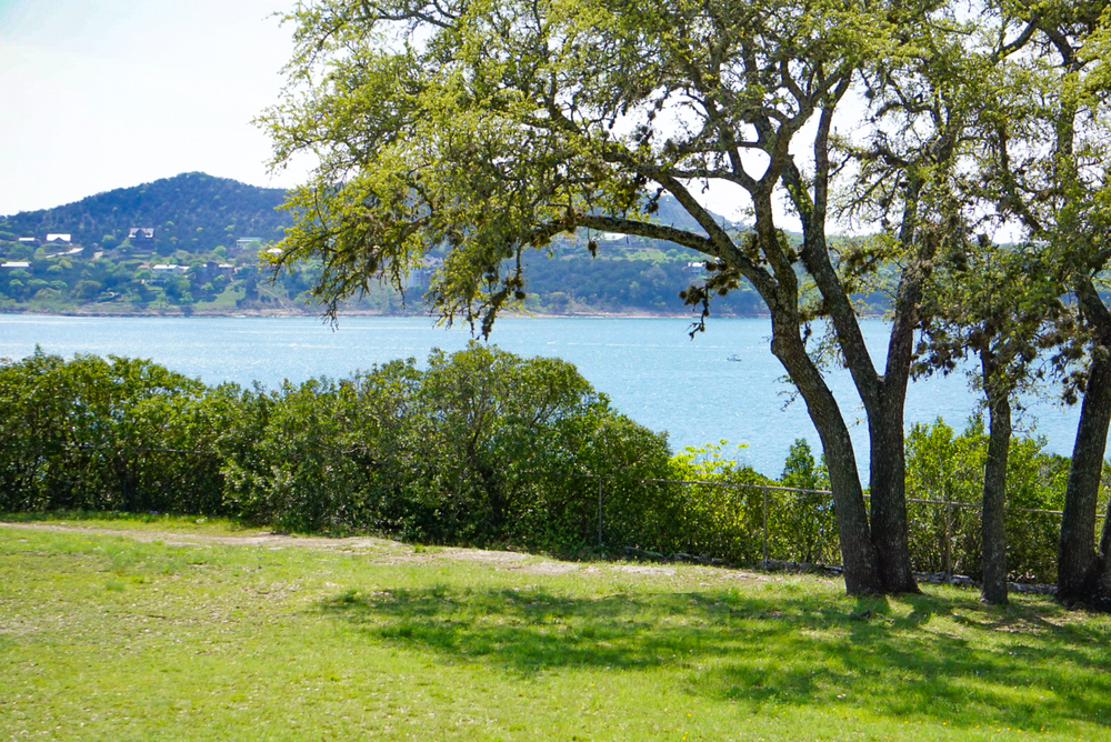 The greenery at Overlook Park in Canyon Hill, TX.