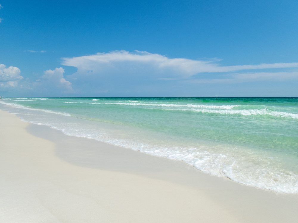 best beaches near atlanta georgia on a blue sunny day