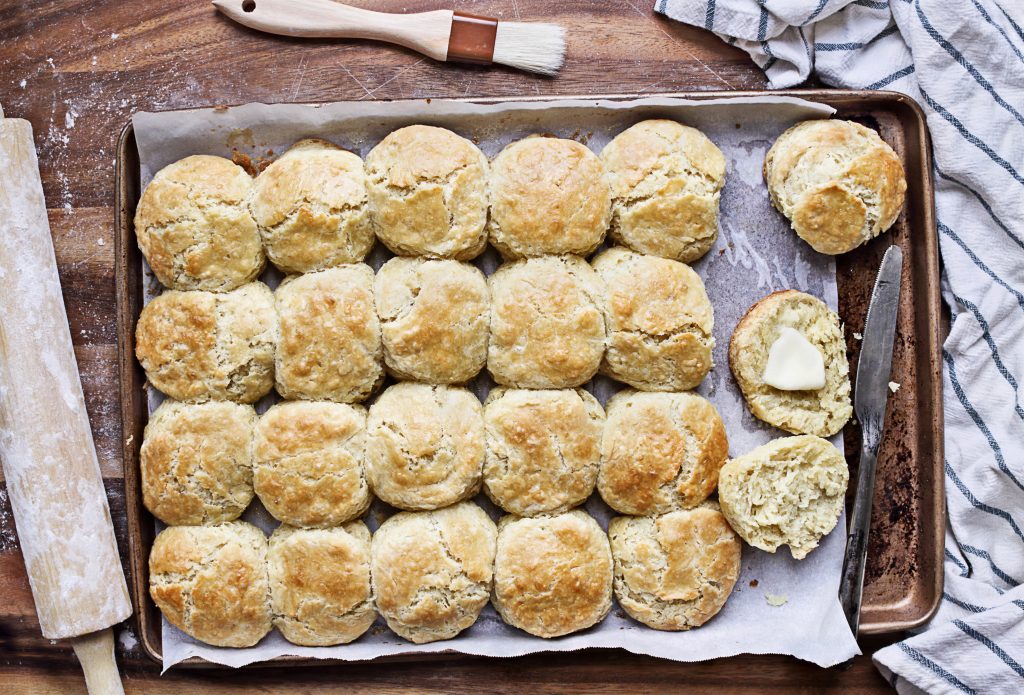 tray of fresh breakfast biscuits restaurants in Richmond