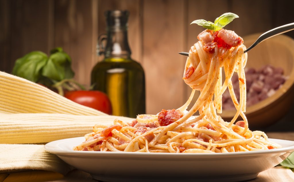 bowl of spaghetti, olive oil, dry pasta restaurants in Richmond