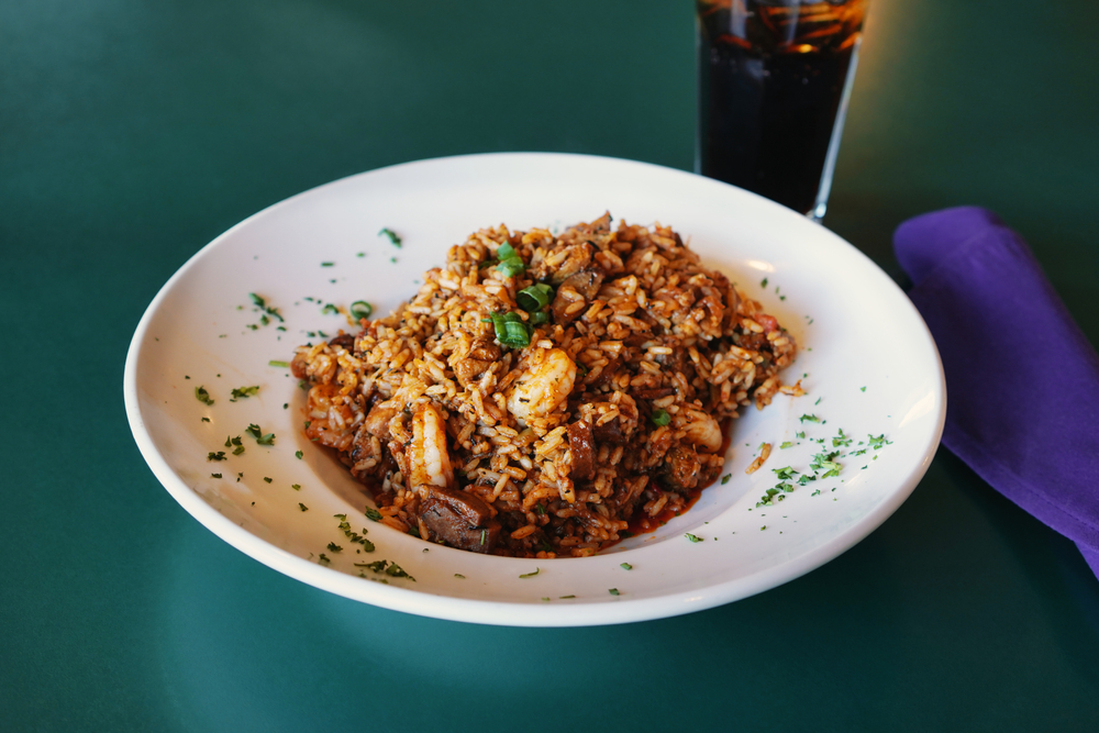 Jambalaya from CIRCA at Foggy Bottom, one of the best restaurants in Washington DC.