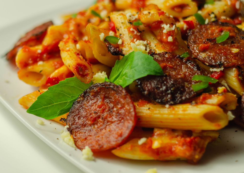 Rigatoni con Salsicce from Filomena Ristorante.