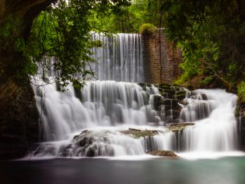 Mirror Lake Falls is one of the best waterfalls in Arkansas.