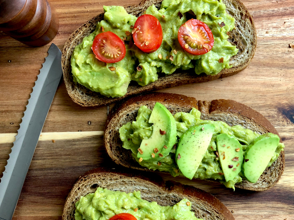 Avocado toast from The Royal, one of the best restaurants in Washington DC.