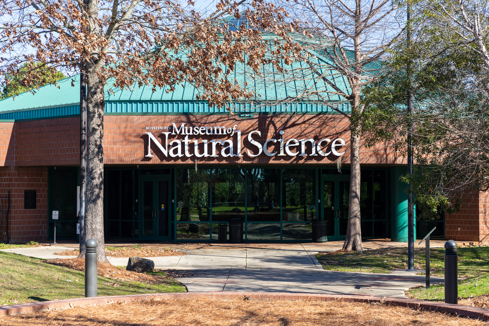 Exterior of the Mississippi Museum of Natural Science in Jackson.