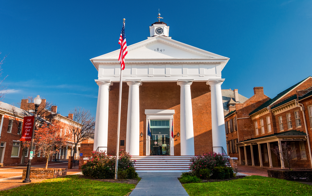 A historic building in Winchester, Virginia.