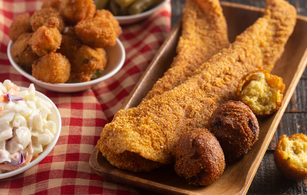 hushpuppies at one of the best restaurants in beaufort south carolina