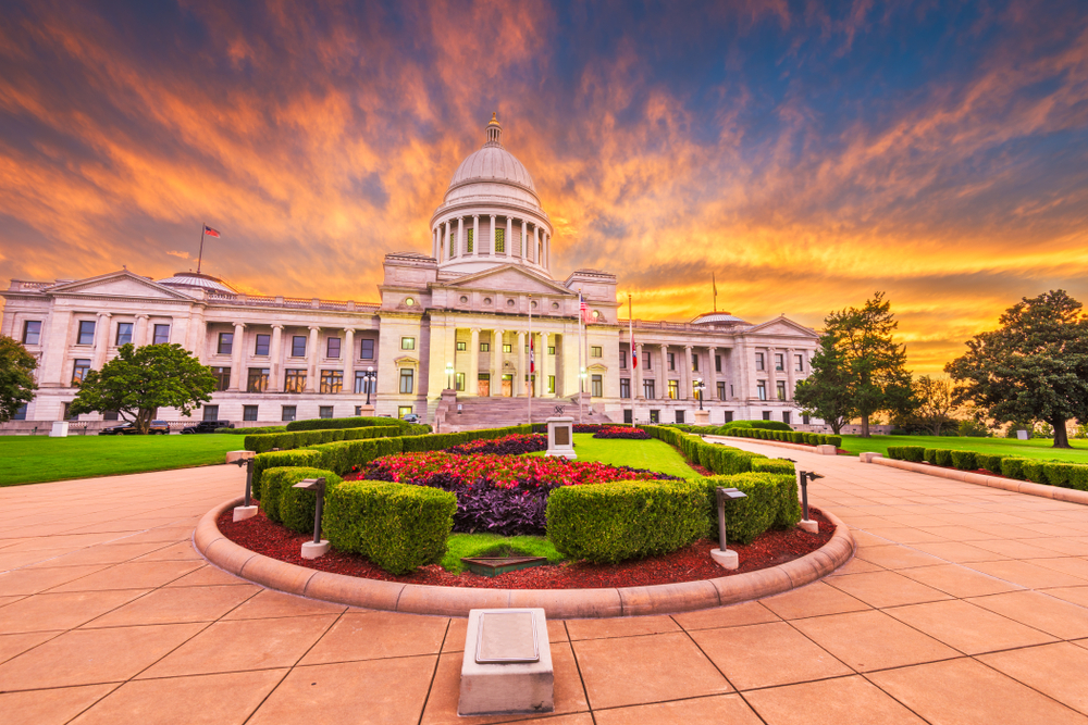 The Arkansas State Capitol building is a great things to do in Little Rock if you're a fan of history or if you're a tourist as you will learn a lot about American history.