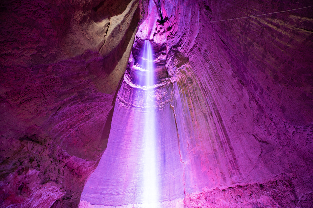 best places to visit in Tennesse Ruby Falls