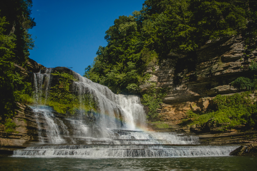 best places to visit in Tennessee Cummins Falls waterfall