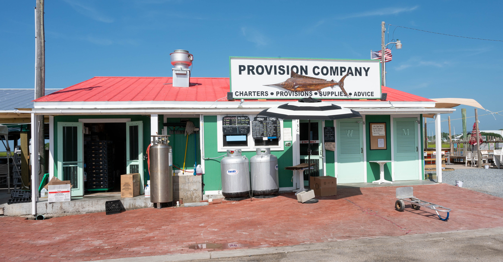 One of the many fishing charters you can find at the beaches in North Carolina.