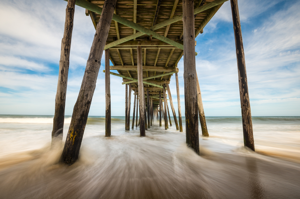 One of several old piers you can visit when you stop at the beaches in North Carolina. 