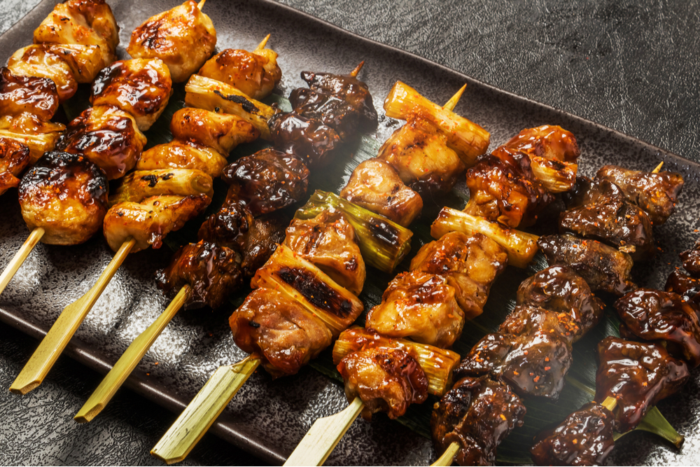 Yakitori from the Izakaya at two ten jack chicken and steak