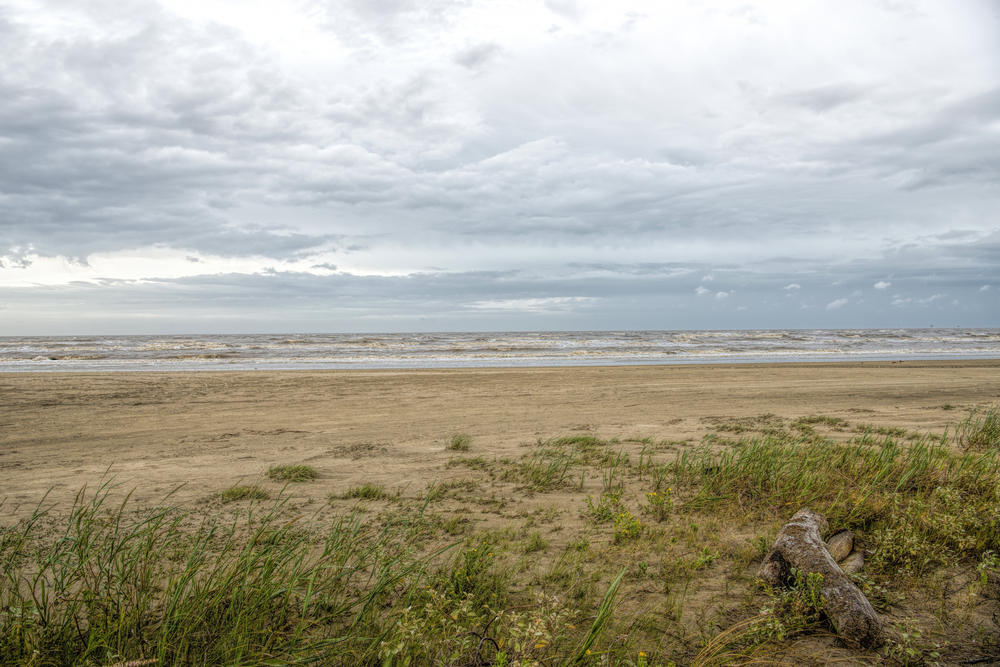 Photo of Holly Beach, one of the best Louisiana Gulf beaches.