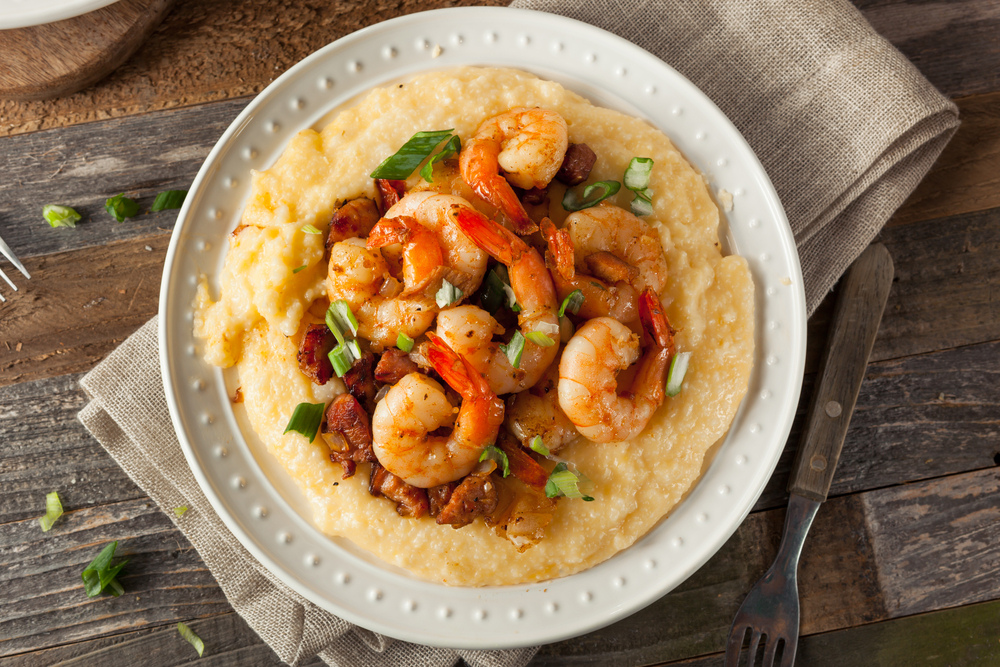 photo of shrimp and grits, served at one of the best restaurants in Memphis 