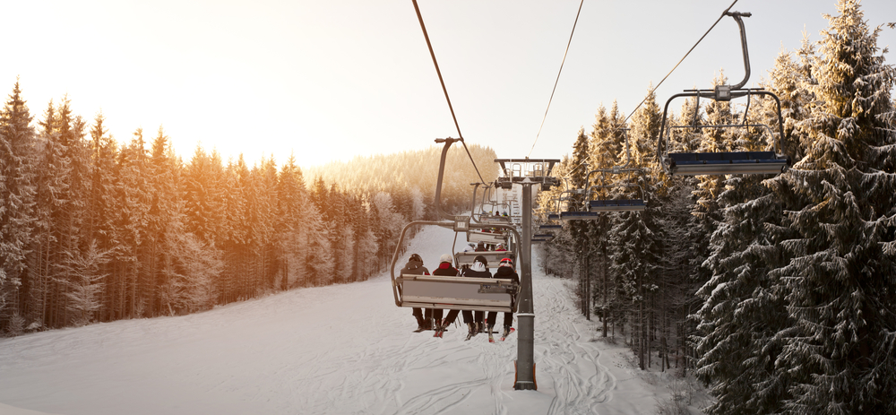 Skiing in Virginia in December 