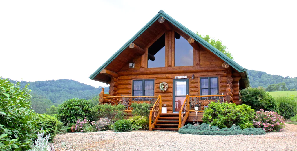 best cabins in Asheville log cabin 