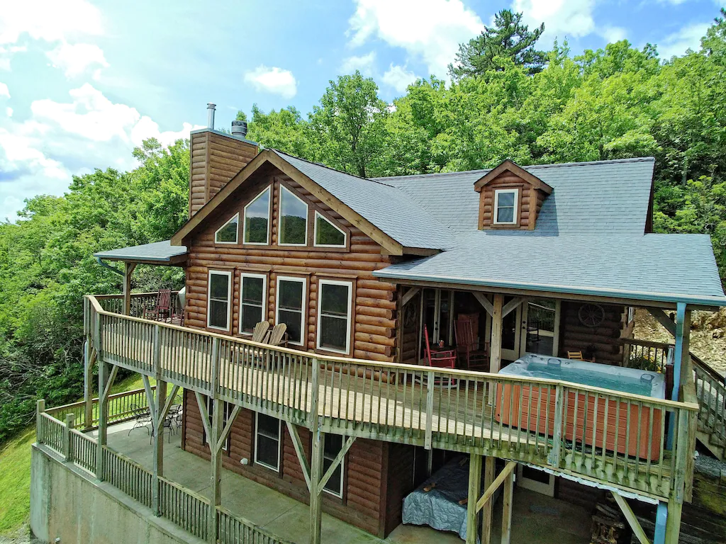 best cabins in Asheville mount mitchell cabin