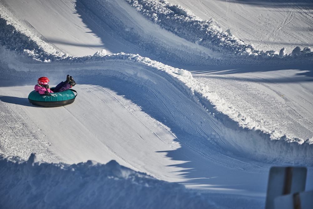 Snow tubing in Virginia 