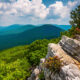 Best Hiking in Virginia overlook rock point with views